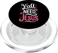 Mujer Que Todos Necesitan a Jesús Divertido Devoto de la Biblia de fe Cristiana PopSockets PopGrip para MagSafe