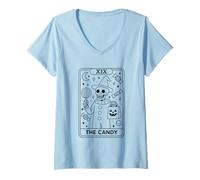 Mujer Quédate quieto y sé Que Soy Dios Camiseta Cuello V