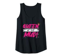 Mujer Queen of The Mud! Muddy Race Mud Run Camiseta sin Mangas