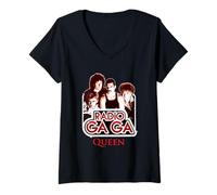 Mujer Queen Radio Gaga oficial Camiseta Cuello V