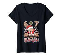 Mujer Querido Papá Noel, por Favor Hazlos Camiseta Papá Noel Camiseta Cuello V