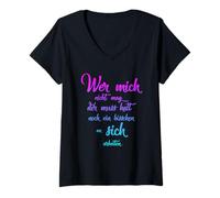 Mujer Quien no me Gusta Que Esto Tenga Que Trabajar en sí Mismo. Camiseta Cuello V