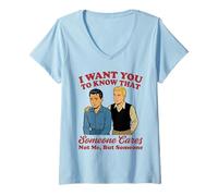 Mujer Quiero Que sepas Que Alguien no me Importa Sino Alguien Camiseta Cuello V