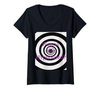 Mujer Quiero ser hipnotizado Camiseta Cuello V