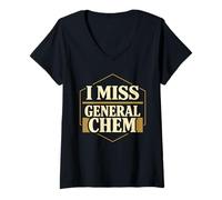 Mujer Química Orgánica Ochem Ochem Sobreviviente Premed Chem Major Camiseta Cuello V