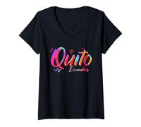 Mujer Quito Ecuador | Vacation Travel Camiseta Cuello V