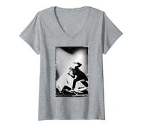 Mujer R.E.M. En Concierto Michael Stipe Michael Robert Williams Camiseta Cuello V