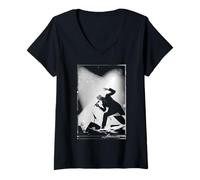 Mujer R.E.M. en Concierto Michael Stipe por Michael Robert Williams Camiseta Cuello V