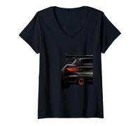 Mujer Racing Sports Car Tuning Car Drift Motorsport Niños Niños Hombres Camiseta Cuello V