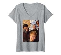 Mujer Radiohead Thom Yorke Kid A Band de AJ Barratt Camiseta Cuello V