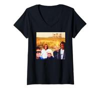 Mujer Radiohead Thom Yorke Pablo Honey Era 1993 por AJ Barratt Camiseta Cuello V