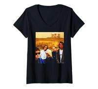 Mujer Radiohead Thom Yorke Pablo Honey Era por AJ Barratt Camiseta Cuello V