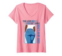 Mujer Raíces Gruesas Identidad Afrocéntrica Resiliencia Belleza Camiseta Cuello V
