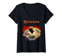 Mujer Rainbow Rising Camiseta Cuello V