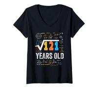 Mujer Raíz Cuadrada de 121 cumpleaños número 11 años Camiseta Cuello V