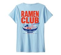 Mujer Ramen Club - Tazón de Fideos japoneses para Amantes de la Comida Camiseta Cuello V