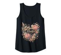 Mujer Ramo de peonías de colibrí Floral mamá Madre Naturaleza Camiseta sin Mangas