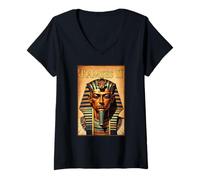 Mujer Ramsés II Rey de Egipto Camiseta Cuello V