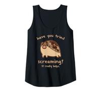 Mujer Rana De La Lluvia del Desierto Divertido Meme Grit Camiseta sin Mangas