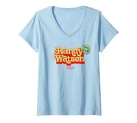 Mujer Randy Watson Chocolate sexual que el chico es bueno Camiseta Cuello V