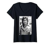 Mujer Ray Davies El Cantante de The Kinks Waterloo Sunset 1976 Camiseta Cuello V