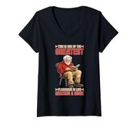 Mujer Reading a Book One of Life'S Greatest Pleasures Camiseta Cuello V