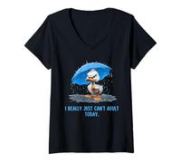 Mujer Realmente no puedo ser adulto hoy - Dicho divertido Camiseta Cuello V