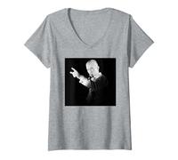 Mujer Recorrido de estación a estación de David Bowie en 1976 Camiseta Cuello V
