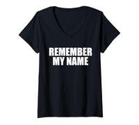 Mujer Recuerda MI Nombre Camiseta Cuello V