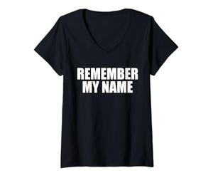Mujer Recuerda MI Nombre Camiseta Cuello V