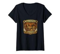 Mujer Recuerdos novedosos del Parque Nacional Mammoth Cave de Kentucky Camiseta Cuello V