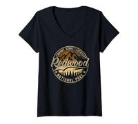 Mujer Redwood National Park | California Camiseta Cuello V