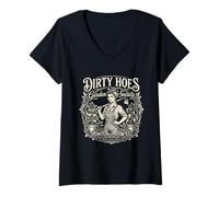 Mujer Regalo De Jardín Mujeres Florista Hobby Jardinero Jardinería Camiseta Cuello V