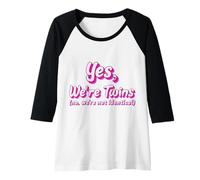 Mujer Regalos fraternos a Juego para Hermanos, Hermanos, Gemelos, Hermanos, Gemelos Camiseta Manga Raglan