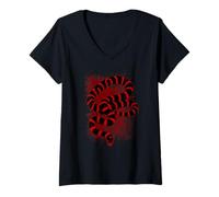 Mujer Regalos para dueños de Pantherophis Serpiente de maíz Camiseta Cuello V
