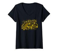 Mujer Regalos para dueños de Pantherophis Serpiente de maíz Camiseta Cuello V
