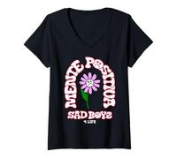 Mujer Regional Mexicans Junior Tumbados H Belicos Sad Boyz Latinx Camiseta Cuello V
