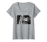 Mujer Reina Freddie Mercury es una Vida Dura grabación de Video 1984 Camiseta Cuello V