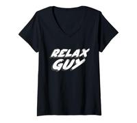 Mujer Relax Guy | Park Comedy South Orange Man Cita Camiseta Cuello V