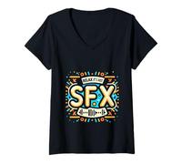Mujer Relax It's Just SFX Makeup Artist Work Movie Film - Camiseta Cuello V