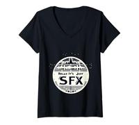 Mujer Relax It's Just SFX Makeup Artist Work Movie Film - Camiseta Cuello V
