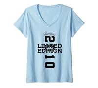 Mujer Religiosa EDICIÓN Limitada 2010 JESÚS 15 DE Nacimiento Camiseta Cuello V