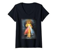 Mujer Religious T-Shirt Christian Bible Verse Camiseta Cuello V
