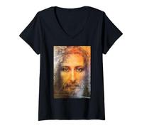 Mujer Religious T-Shirt Christian Bible Verse Camiseta Cuello V