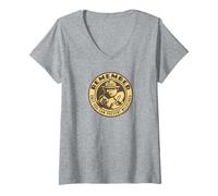 Mujer Remember Only You Vintage Smokey Bear Officially Licensed Camiseta Cuello V