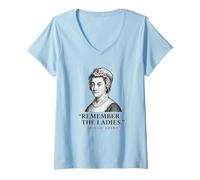 Mujer Remember The Ladies Cita Abigail Adams Camiseta Cuello V