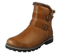Mujer Remonte Piel de Cordero Forrado Cuero Cremallera Botines - D8484