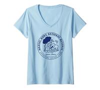 Mujer Reserva Nacional Masai Mara Parque Kenia Safari Condado de Narok Camiseta Cuello V