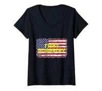 Mujer Resistir a la dictadura Lucha contra la oligarquía Demócratas Políticos de Estados Unidos Camiseta Cuello V