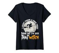 Mujer Resulta Que yo Soy Esa Bruja Camiseta Cuello V